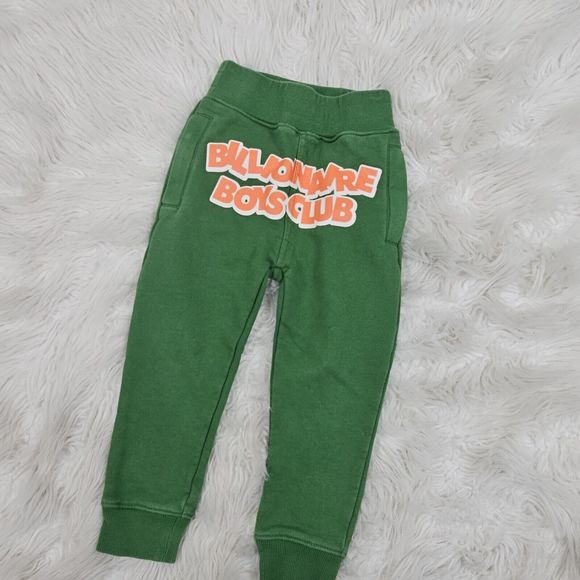 Billionaire Boys Club Green Orange Boys Size 2T Sweatshirt Joggers The Future Is - Picture 9 of 15